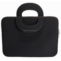 Sac personnalisé à poignée pour ordinateur portable, étui de protection pour ordinateur, étui souple de transport pour tablette en néoprène