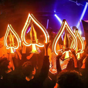 Soporte de exhibición para glorificador de vino recargable, luminoso, para vino, champán, brillante, LED - Product Image 1