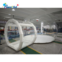Tente à Bulles Gonflable PVC Clair Igloo Dôme Tente En Plein Air Fête De Mariage Commercial Gonflable Maison à Bulles pour Enfants et Adultes