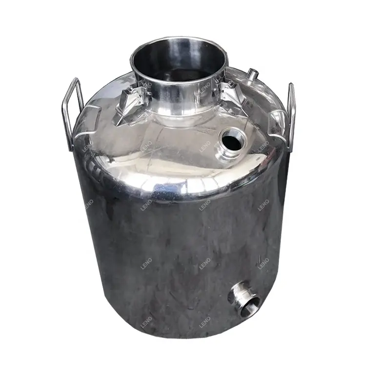 Réservoir chauffe-eau en acier inoxydable, capacité de 20, 30, 50, 100, 200, 300L, distillateur d'alcool, avec raccords, accessoire pour distillateur