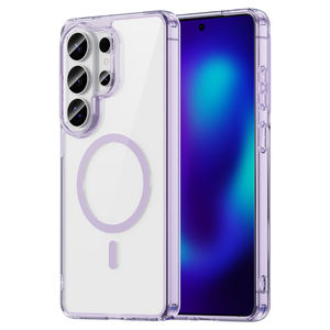 क्रिस्टल स्पष्ट पीसी जेल ऐक्रेलिक फोन केस वायरलेस चार्जर एंटी-स्क्रैच कवर S26 s25 s24 - Product Image 1