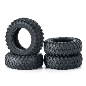 Neumáticos de Goma Suave Mejorados de 42x15 mm para <span class=keywords><strong>Kyosho</strong></span> <span class=keywords><strong>MINI</strong></span>-<span class=keywords><strong>Z</strong></span> 1/18 4x4 Jimny RC Crawler, Piezas de Mejora y Accesorios para Automóviles - Product Image 1