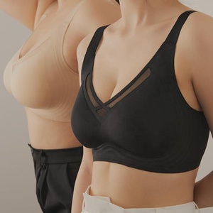 Support Custom Women's Seamless Underwear Without Steel Rims Anti Sagging <strong>Breasts</strong> Plus Size Lingerie Adjustable Push up Bra - Product Image 5