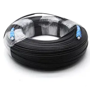 Simplex Outdoor G657A1 50m 100m 200m Fiber Drop Patch Cord Sc Upc To Sc Upc Kabel Ftth 100 Meter Communication Cables