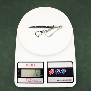 Mini spada portachiavi per ghiaccio e fuoco gioco in lega modello GTR20 metallo in lega <span class=keywords><strong>di</strong></span> zinco portachiavi con guaina per troni - Product Image 3