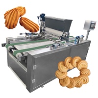 Machine à fabriquer des biscuits et des gâteaux pour petites entreprises avec système de contrôle PLC