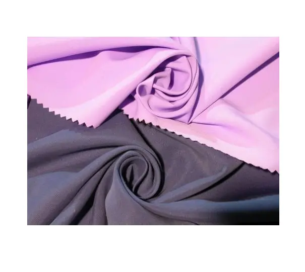 75DX150D 100% Polyester Plain Peach Skin Fabric For Beach Pants