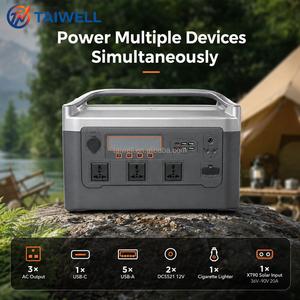 Station d'alimentation portable 1500W, générateur solaire LiFePO4, batterie de secours 1536Wh, alimentation à charge rapide pour la maison, le camping en plein air - Product Image 5