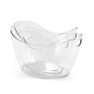 Refroidisseur à vin en plastique transparent de luxe, seau à glace transparent pour champagne, pour Allemagne Zhiguli <span class=keywords><strong>Bunker</strong></span> Hill Paul John - Product Image 6