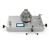 Testeur de pression hydraulique à poids mort Shelok automatique à équilibrage de piston 0,005 % FS pour l'étalonnage de transmetteurs en laboratoire de métrologie