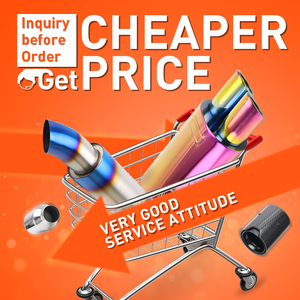 Ống xả hệ thống sửa đổi thép không gỉ đôi bện nhiệm vụ nặng nề khớp nối ống phổ 3x8 inch Ống linh hoạt fp03/3 ''* 8'' - Product Image 5