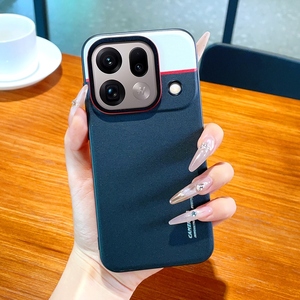 Étui arrière en cuir PU mat à motif bicolore <span class=keywords><strong>pour</strong></span> Oppo Find X9 Ultra <span class=keywords><strong>version</strong></span> verre / X9s Pro, coque antichoc - Product Image 4