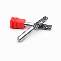 Fraise à dents en cornet pour routeur CNC, outils en carbure monobloc, outils pour le travail du bois et des circuits imprimés, OEM