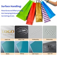 Sacs en papier de luxe noirs personnalisés avec logo imprimé en gros, sacs cadeaux en papier avec votre propre logo