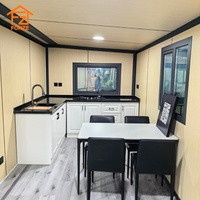 Maison conteneur extensible de 40 pieds prête à être expédiée, maison modulaire à structure en acier, maison mobile pour une vie résidentielle familiale
