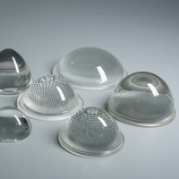 Lampe de rue à LED asymétrique en verre Bo, réduit la pollution lumineuse et l'éblouissement, verre borosilicate, protection UV, OEM