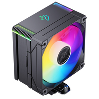 SNOWMAN MT4-V4-ARGB-WH Vente en gros Refroidisseur PC ARGB 5V 3 broches 4 caloducs Refroidissement par air Prise en charge de la personnalisation du logo pour ordinateur de bureau