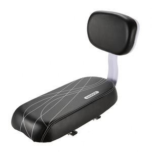 Siège Arrière de Vélo Prix d'Usine VTT en Cuir PU, Coussin Moelleux, Siège Porte-Bagages Arrière, Siège Enfant avec Dossier - Product Image 5