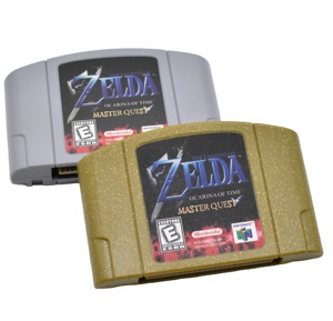 Cartucho de Juego para Consola N64, Versión NTSC para Zelda <span class=keywords><strong>Ocarina</strong></span> Of Time <span class=keywords><strong>Master</strong></span> <span class=keywords><strong>Quest</strong></span> - Product Image 1