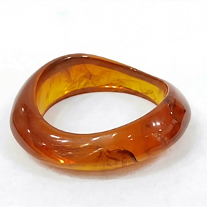 Premium Handmade Resin Waterproof <b>Love</b> Style Women's Fashion <b>Bangle</b> with Customized Color - Product Image 1