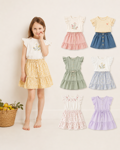 Ropa de Verano para Niños al por Mayor, Lote Aleatorio de Dos Piezas, Exceso de Inventario, Proveedor de Ropa Infantil - Product Image 3