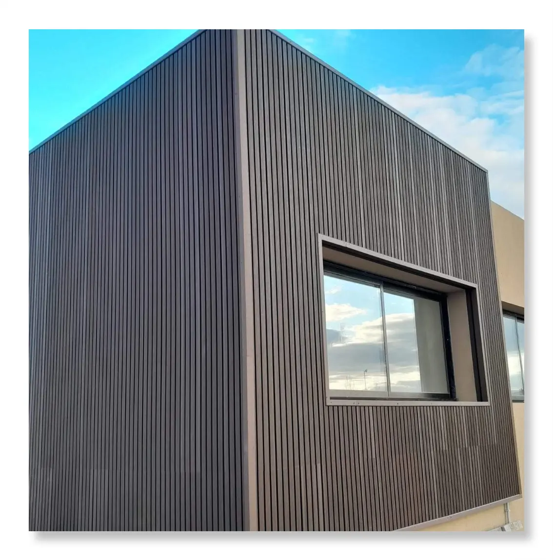 Easy installation external Composite wood wall facades WPC outdoor wall cladding