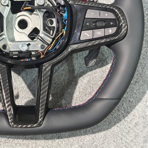 Volante Sportivo in Fibra di Carbonio CS per <span class=keywords><strong>BMW</strong></span> G05 <span class=keywords><strong>G11</strong></span> G20 G22 G30 G31 M2 G87 M3 G80 M4 G82 G42 M5 F90 F80 F82 F95 F97 M340i M440i - Product Image 5