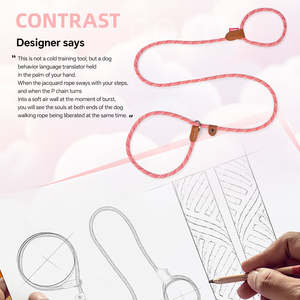 Correa y Collar para perros de varios colores, cuerda P de plomo, entrenamiento para caminar al aire libre, correas duraderas para perros, accesorios para perros - Product Image 3