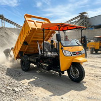 Ferme Construction Site Ménage Logistique Fret Cargo Box Auto-Déchargement Diesel Hydraulique Agricole Transport Tricycle
