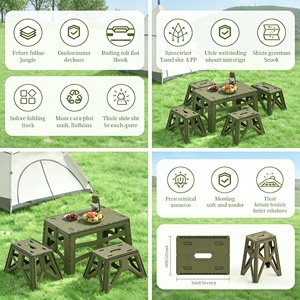 Silla Plegable Resistente para <span class=keywords><strong>Camping</strong></span>, Asiento Portátil de Plástico para Exteriores, Ideal para <span class=keywords><strong>Camping</strong></span>, Senderismo <span class=keywords><strong>y</strong></span> Excursionismo, Compacta <span class=keywords><strong>y</strong></span> Ligera - Product Image 5