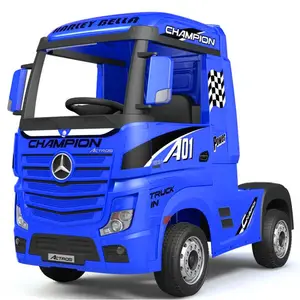 2020年に認可された大きなBENZの子供用おもちゃのトラックに乗る屋外の子供用トラックトレーラー大きな子供用の車子供用おもちゃのトラックに乗る