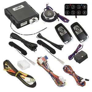 Smart Key PKE Car Alarm Keyless Entry System Push Button Start Stop Remote Starter with Remote for Ford