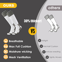 Chaussettes de compression personnalisées jusqu'aux genoux |   Chaussettes de sport anti-fatigue et amortissantes |   Chaussettes personnalisées avec logo de marque privée