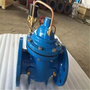 Vanne de commande hydraulique YQ98001 50-300 mm, contrôle de débit angulaire bidirectionnel, raccord fileté - Product Image 3