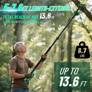 Scies à perche OEM DIY pour l'élagage des arbres, mini-tronçonneuse 6 pouces avec perche télescopique, <span class=keywords><strong>batterie</strong></span> 2.0Ah - Product Image 3