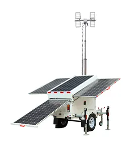 BIGLUX离网太阳能带伸缩式桅杆便携式灯塔太阳能灯塔