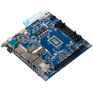 Gigabyte mITX-1605A Mini-ITX Motherboard with AMD R-y-zen V1605B Socket FP5 BGA, DDR4 4xCOM SATA 10xUSB PCIex16 2xGbE LAN 4xDP