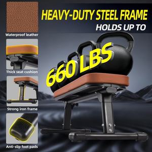 Panca Pieghevole di Qualità per Palestra, Design Salvaspazio, Cuscino Spesso, Multiuso per Esercizi di Allenamento con Pesi - Product Image 5