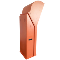 Machine extérieure de kiosque de paiement de stationnement en métal avec la couverture de pluie pour le parking extérieur