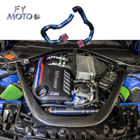 Entrada de aire frío de alto flujo azul titanio para BMW 2015-2019 F80 F82 M3 M4
