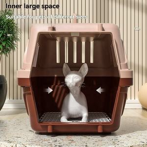 Portador de mascotas aprobado por aerolínea plegable rosa de Venta caliente con ruedas para perros pequeños gatos viaje coche veterinario visita actividad al aire libre - Product Image 1