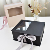 Boîte d'anniversaire en carton de luxe personnalisée bon marché Emballage Logo personnalisé Arrangement floral Boîtes rigides écologiques Éponge