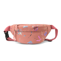 Sac banane de course personnalisé en polyester, étanche, avec logo imprimé, pour femme, à porter en bandoulière, à la taille ou sur la poitrine, style mode et tendance