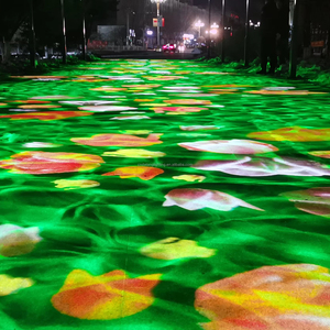 Sistema de proyección de piso interactivo 3D inmersivo con mapeo multicanal para uso en interiores y exteriores - Product Image 2