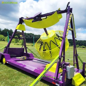 Manèges mobiles de fête foraine, mini-frisbees 6 places, manèges amusants pour événements de carnaval - Product Image 2