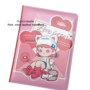 Carnet <span class=keywords><strong>de</strong></span> notes mignon en similicuir avec reliure cousue, pages imprimées en couleur, motif <span class=keywords><strong>de</strong></span> dessin animé <span class=keywords><strong>DORA</strong></span> Big Cousin, idéal comme cadeau - Product Image 3