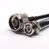 Câble coaxial BNC vers N mâle RG223 RG142 pour communication RF CCTV