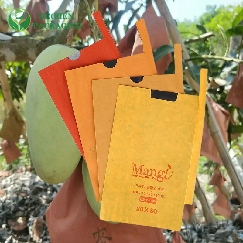 Cobre os sacos 20x30cm frescos rolo de papel de embalar mango