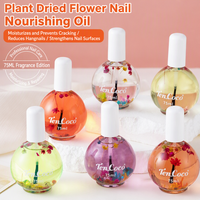 Solution nutritive longue durée pour cuticules et ongles, 75 ml, grande capacité, à la kératine naturelle et au parfum fruité, anti-accrocage des ongles