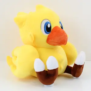 Mainan boneka Chocobo fantasi Final Super lucu terlaris mainan besar suka diemong untuk hadiah